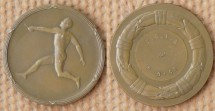Placheta din bronz , Romania , UCLA  , 1948 foto