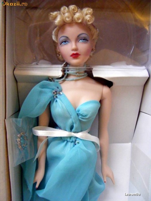 Papusa de colectie Ashton Drake - Gene Blue Goddess 1995 foto mare