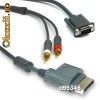 XBOX 360 VGA CABLE CABLU HD MONITOR SI AUDIO PT XBOX