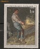 franta 1971 pictura millet timbru nestampilat