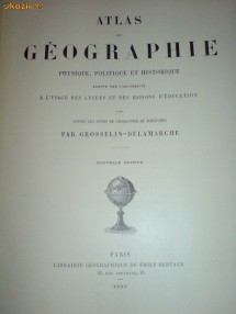 Atlas geografic 1897 foto