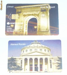CARTELA ROMTELECOM ARCUL DE TRIUMF foto