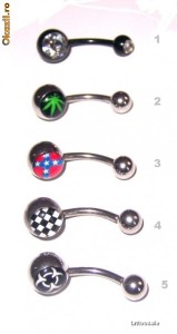 Piercing  de Buric cercei otel chirurgical 316
