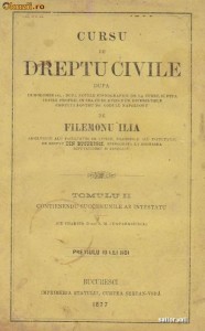 Curs de DREPT CIVIL, 1877