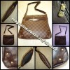 GEANTA UMAR BARBATI firma brand LOUIS VUITTON LAC PIELE ECOLOGICA IMPRIMEU SAH MARO NEGRU model 2013 GENTI BARBATESTI