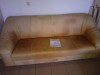 Canapea de piele crem