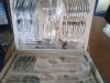 Set tacamuri de inox foarte fin pentru 12 persoane