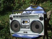 SHARP GF 9191 BOOMBOX RADIO CASETOFON RADIOCASETOFON GHETTO BLASTER foto