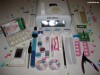 KIT UNGHII FALSE 220, SET MANICHIURA, LAMPA UV 36W CU TEMPORIZARE 2 MIN, 3 GELURI UV, PRIMER, TOPCOAT, CLEANER, TIPS 100 BUC, CARUSELE FIMO, PILE, etc