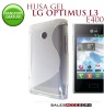 HUSA CLEAR S-LINE GEL - SILICON LG E400 OPTIMUS L3 - TRANSPORT GRATUIT