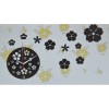 Ceas sticker cu afis flori