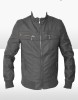 Geaca - Jacheta tip Zara Man - Gri - Piele Ecologica - modele 2013 - Geci, Jachete - masuri: M