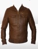 Geaca - Jacheta tip Zara Man Cambrata Maro - Slim fit - Piele Ecologica - modele 2013 - Geci, Jachete - masuri: XS, S