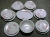 Set / Serviciu farfurii - portelan - 6 persoane