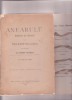 ANUARULU MUZEULUI DE GEOLOGIA SI DE PALEONTOLOGIA 1898 - GREOGORIU STEFANESCU