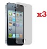3 x Folii protectie fata anti orbire, calitate superioara, pentru Apple iPhone 4 si 4S + carpa de luctruit
