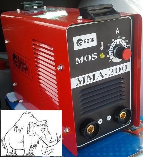 Aparat de sudura Inverter (invertor) eDON MMA-200 de 200 Amperi !!! (cu electrozi inveliti bazici/supertit/inox) foto mare Aparat de sudura Inverter (invertor) eDON MMA-200 de 200 Amperi !!! (cu electrozi inveliti bazici/supertit/inox) foto mare
