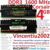 Corsair VENGEANCE 4GB, DDR3,1600MHz, Radiator BLACK - BUCURESTI/trimit in tara - SERIOZITATE MAXIMA oferita de peste 170