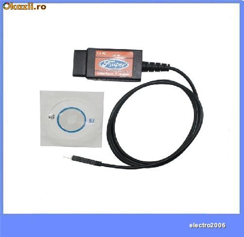 Interfata diagnoza auto Scanner FORD foto mare Interfata diagnoza auto Scanner FORD foto mare