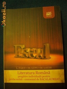 Eseul, proba scrisa-bac editura art foto mare Eseul, proba scrisa-bac editura art foto mare