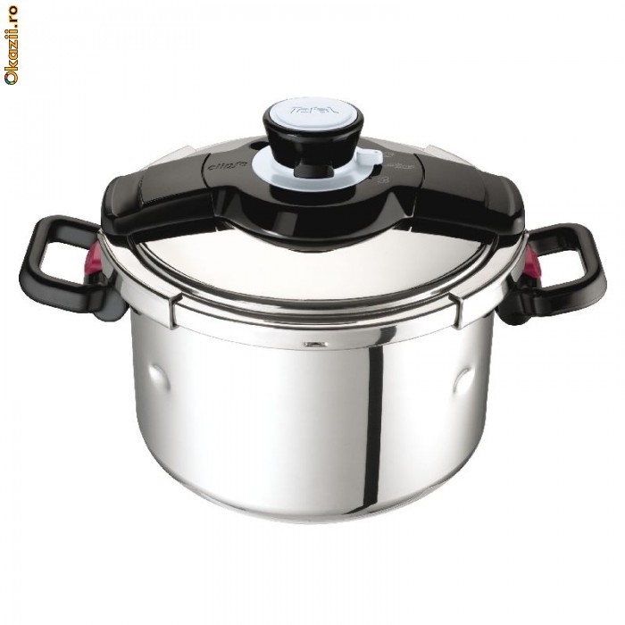 Oala sub presiune Tefal P4081448 Clipso Modulo foto mare Oala sub presiune Tefal P4081448 Clipso Modulo foto mare