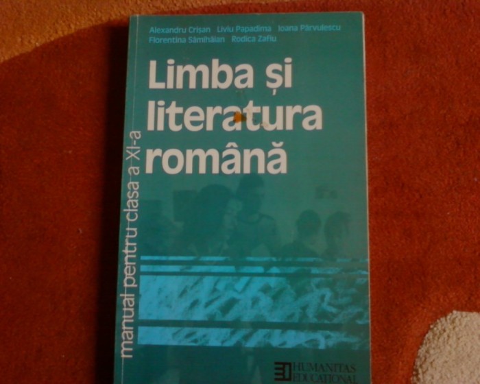 Manual romana clasa xi editura artemis